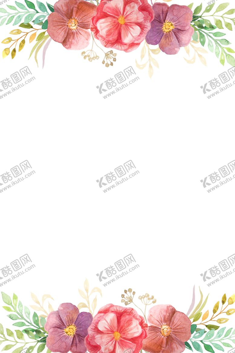 编号：25786606151931596929【酷图网】源文件下载-彩绘植物