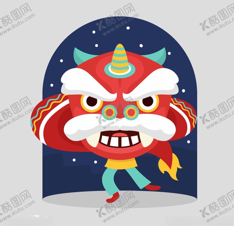 编号：81149104161128319051【酷图网】源文件下载-舞狮子