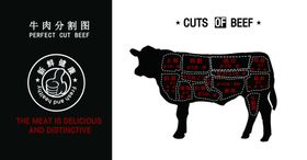 猪肉牛肉展示海报