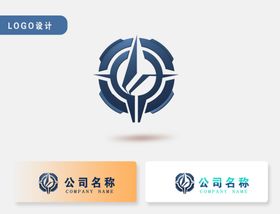 荷花图案logo设计