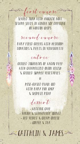 创意图案邀请函设计