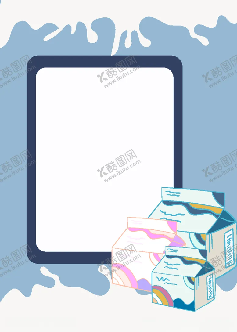 编号：71424906251627036563【酷图网】源文件下载-食物牛奶宣传海报广告矢量背景