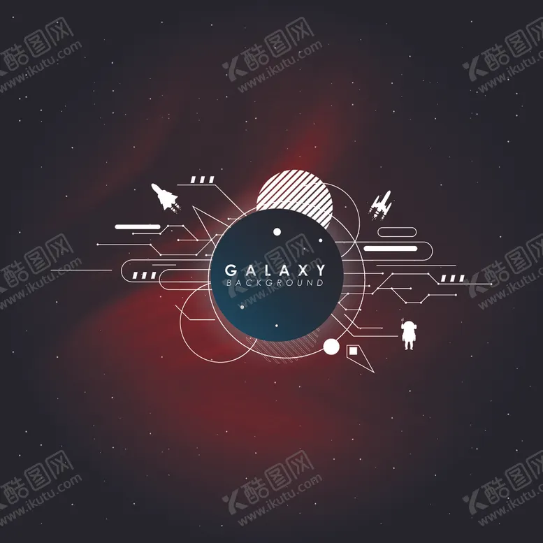 编号：57728004060004423289【酷图网】源文件下载-科技背景星球太空底纹图片