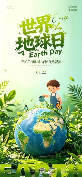 世界地球日海报