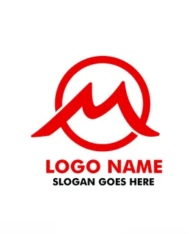 m字母标识标志LOGO