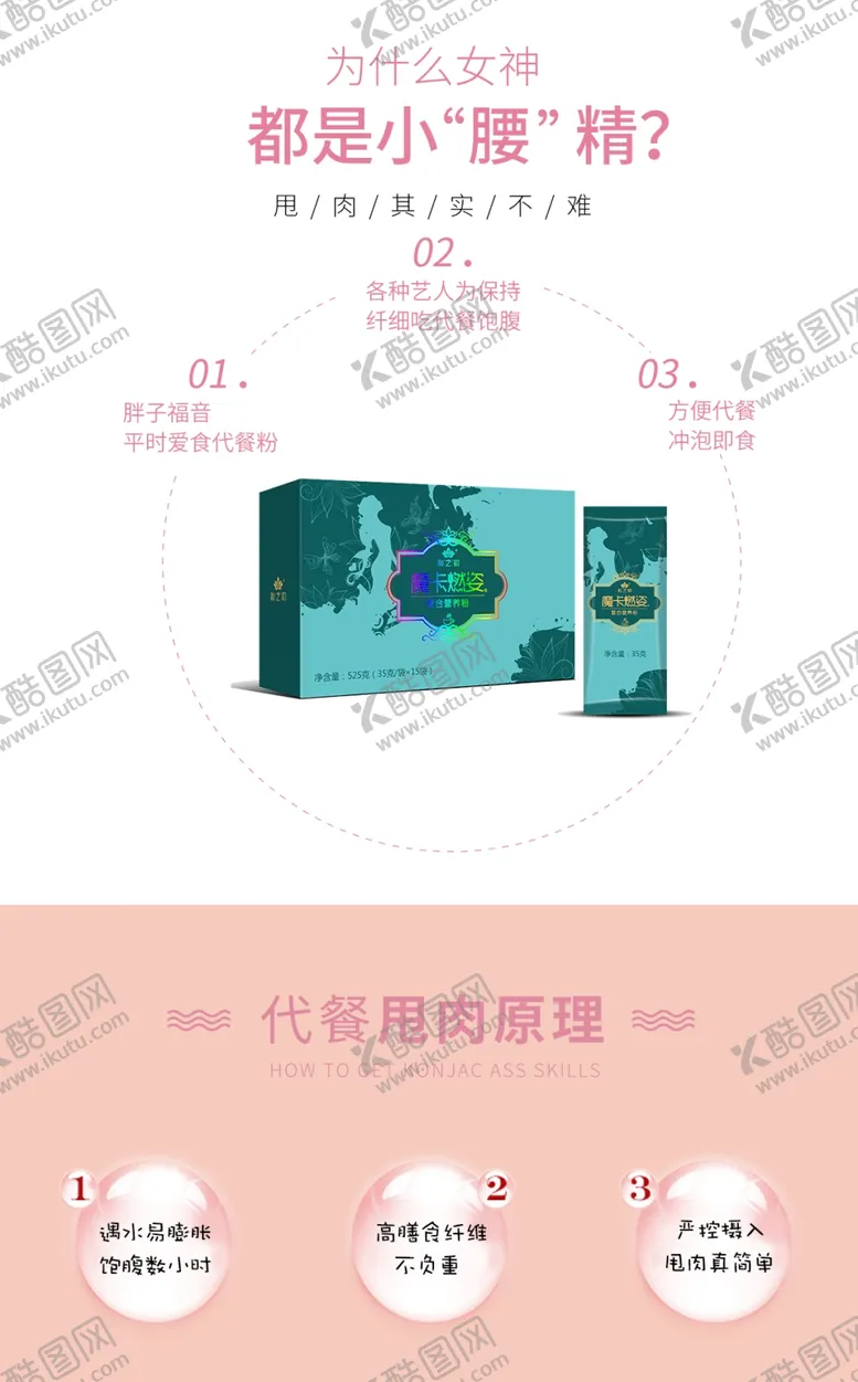 编号：67900406171237253326【酷图网】源文件下载-营养代餐粉减肥瘦身