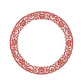 中国风花纹花边边框素材标题背景欧式