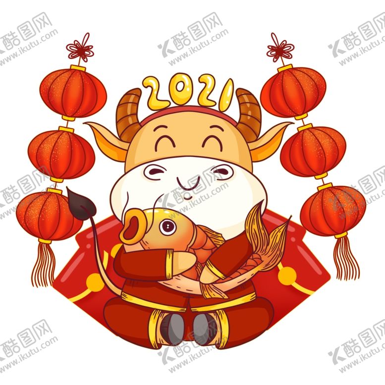 编号：89361605051256089296【酷图网】源文件下载-新年年年有余