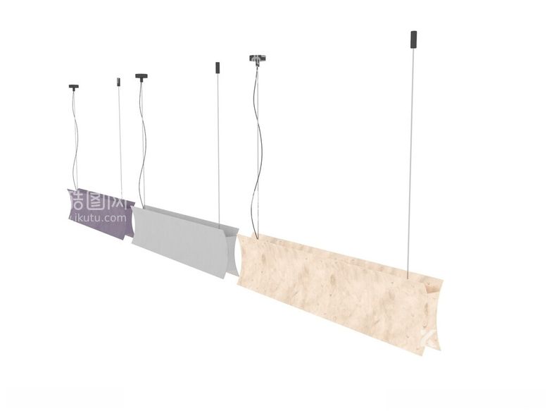 编号：44477001261710503040【酷图网】源文件下载-现代吊灯3d模型