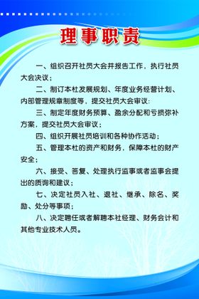 社区制度职责通用模板