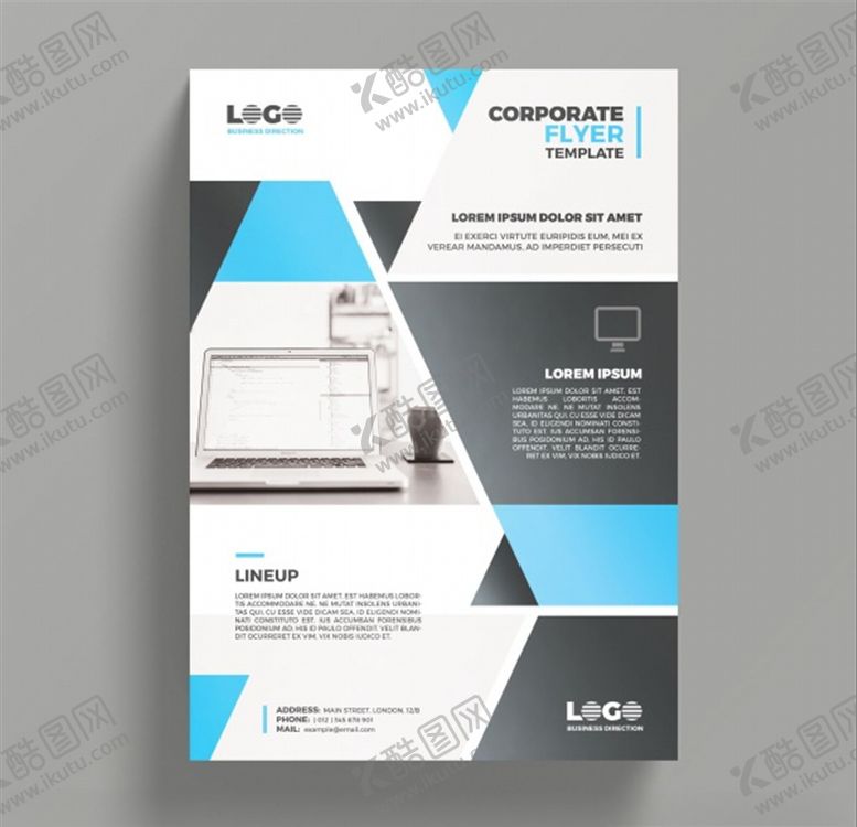 编号：60056110040202227542【酷图网】源文件下载-企业传单模板设计