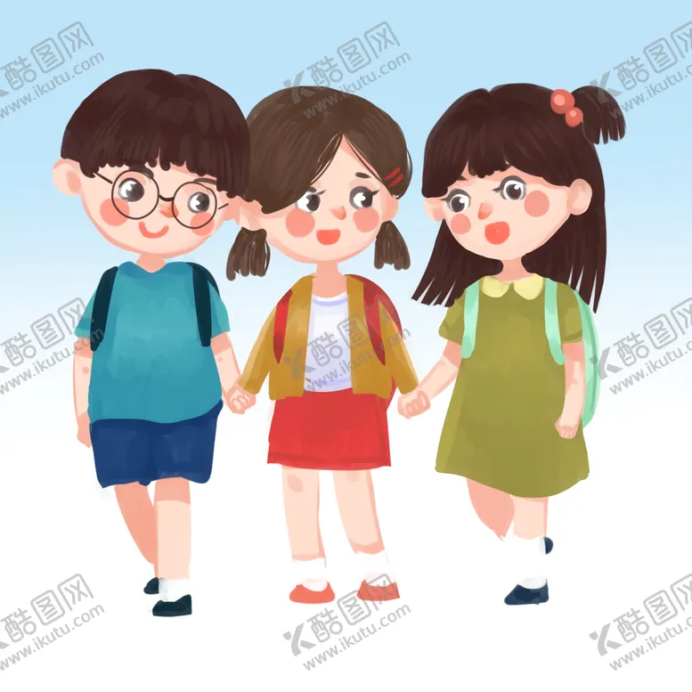 编号：54429611200414224373【酷图网】源文件下载- 学生上学 