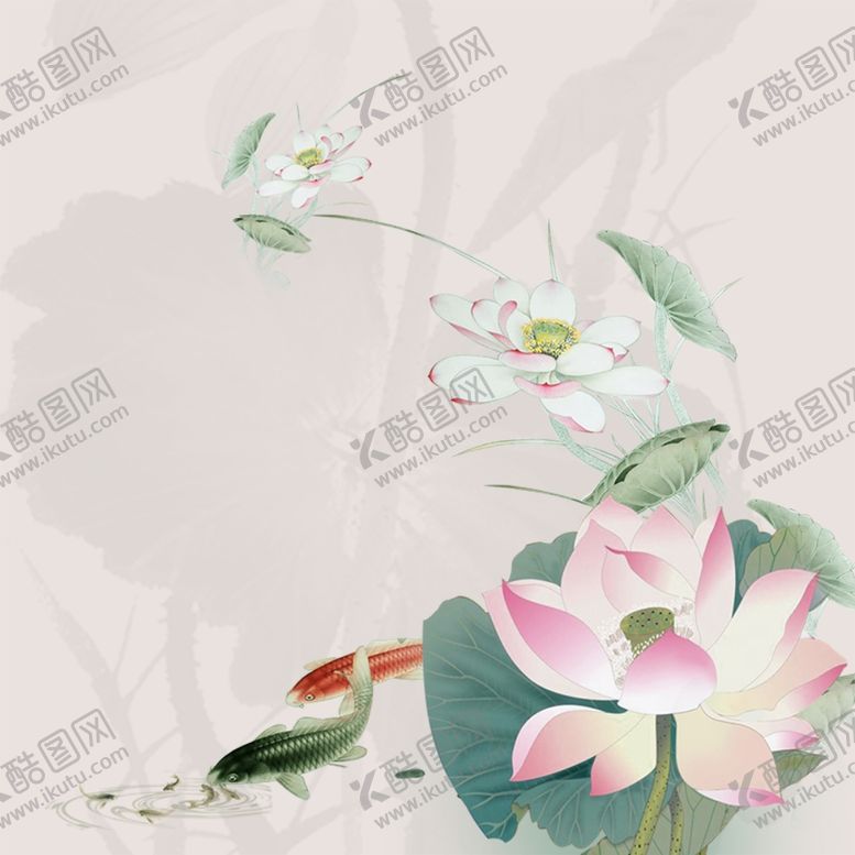 编号：89984504241813089056【酷图网】源文件下载-国画荷花江