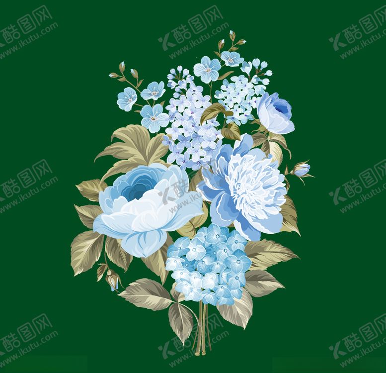 编号：20376406152326539051【酷图网】源文件下载-矢量花朵