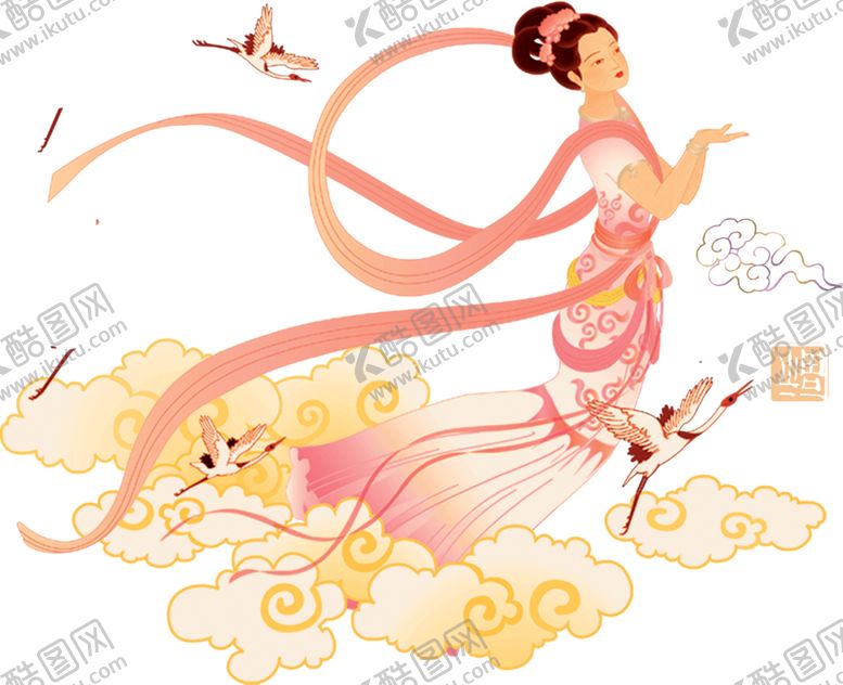 编号：88166610302228509408【酷图网】源文件下载-嫦娥奔月