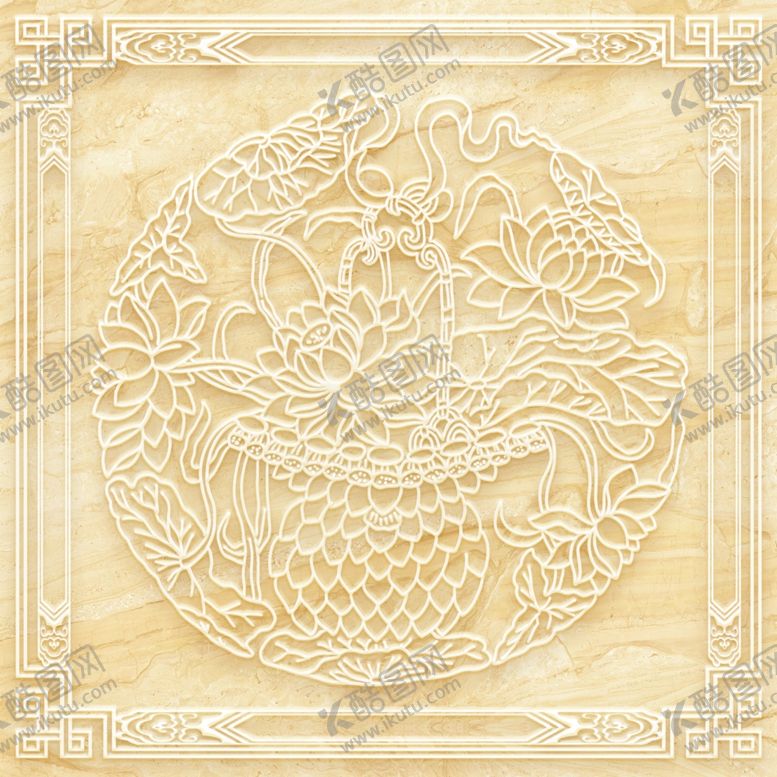 编号：98784407012301039253【酷图网】源文件下载-吊顶天花大理石图腾