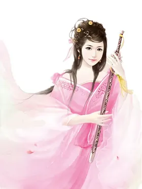 古装帅哥美女插画图片戏曲人物风人物手绘