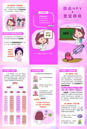 感染HPV不等于患宫颈癌三折页