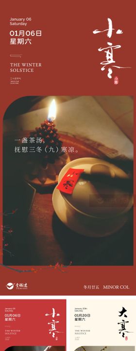 创意大寒海报系列