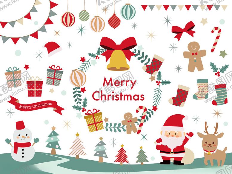 编号：75375809271727501187【酷图网】源文件下载-圣诞元素图案背景图