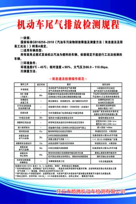 机动车尾气排放检测规程双怠速