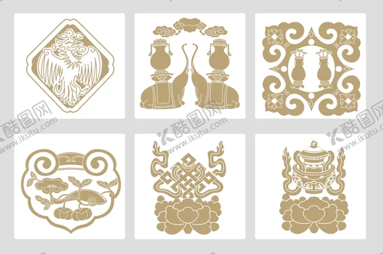 编号：68147511021630298061【酷图网】源文件下载-传统中式花纹图案