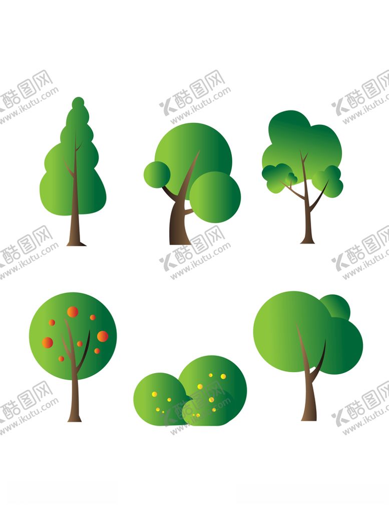 编号：27706810260105345822【酷图网】源文件下载-矢量卡通树苗素材