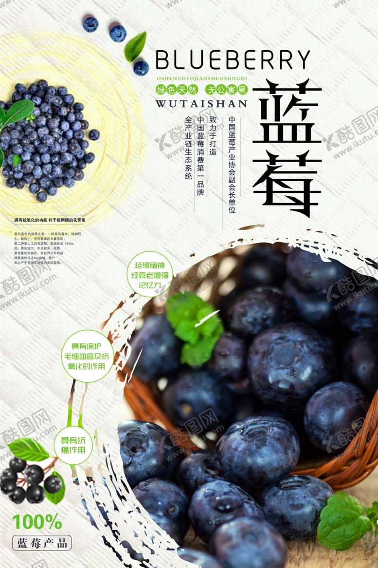 编号：68416704171914395399【酷图网】源文件下载-蓝莓海报