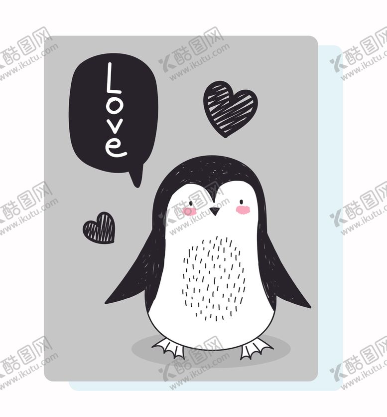 编号：89387909271324538623【酷图网】源文件下载-手绘可爱动物