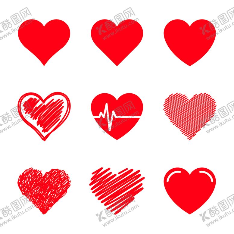 编号：81033209210010527932【酷图网】源文件下载-心形