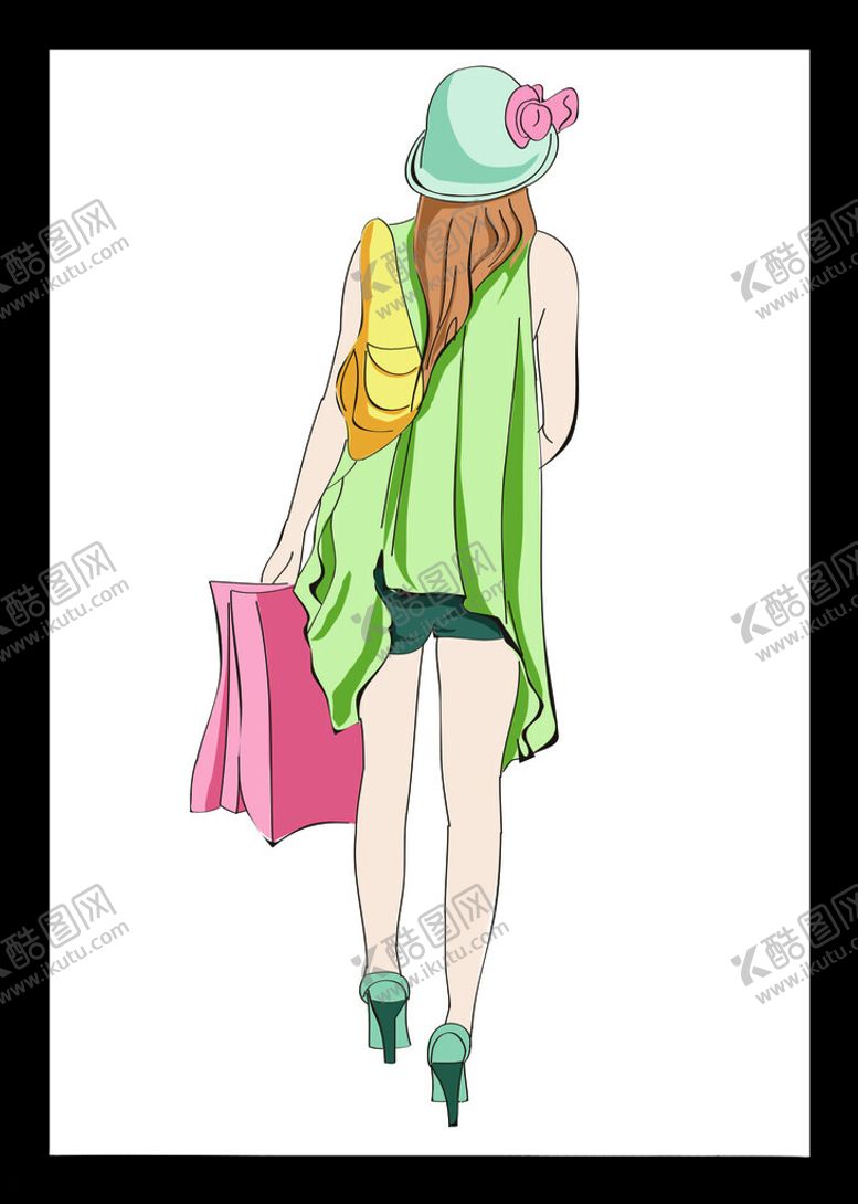 编号：61338901181751444531【酷图网】源文件下载-手绘女孩女人