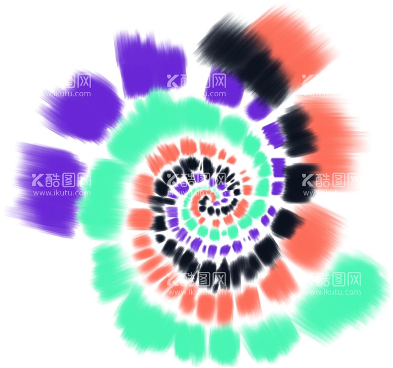 编号：67775503200911209480【酷图网】源文件下载-扎染素材手绘