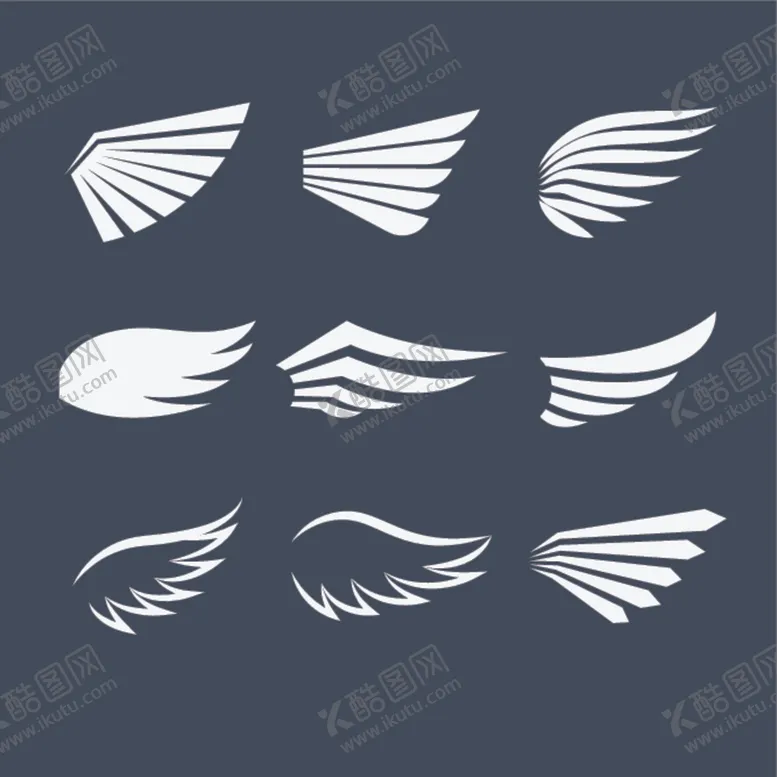 编号：69907806291151408544【酷图网】源文件下载-翅膀logo