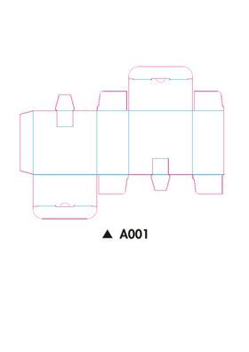包装盒刀模图