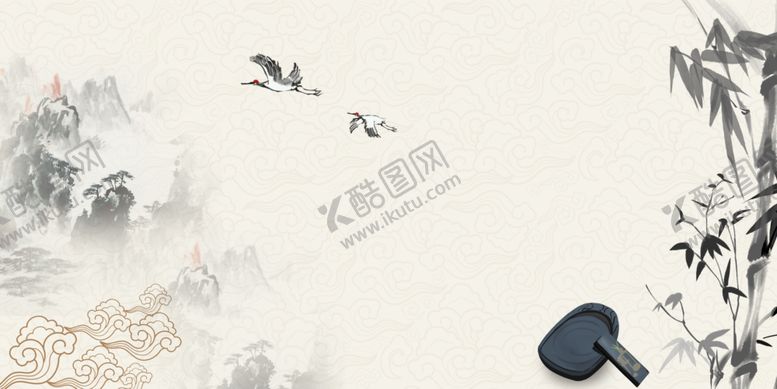 编号：92588704120629423177【酷图网】源文件下载-中国风水墨背景