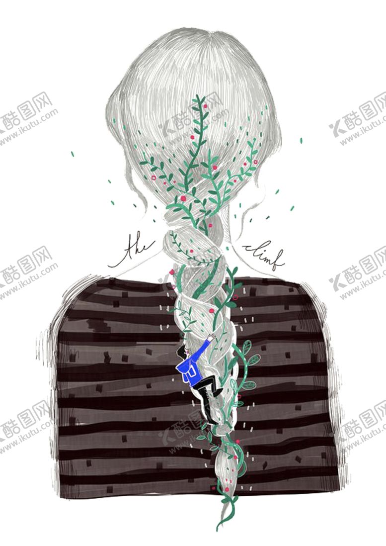 编号：90777705062353599856【酷图网】源文件下载-彩绘人物背影
