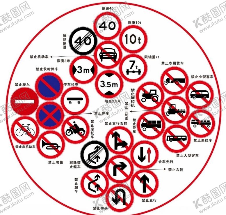 编号：63705209280841448880【酷图网】源文件下载-交通标志