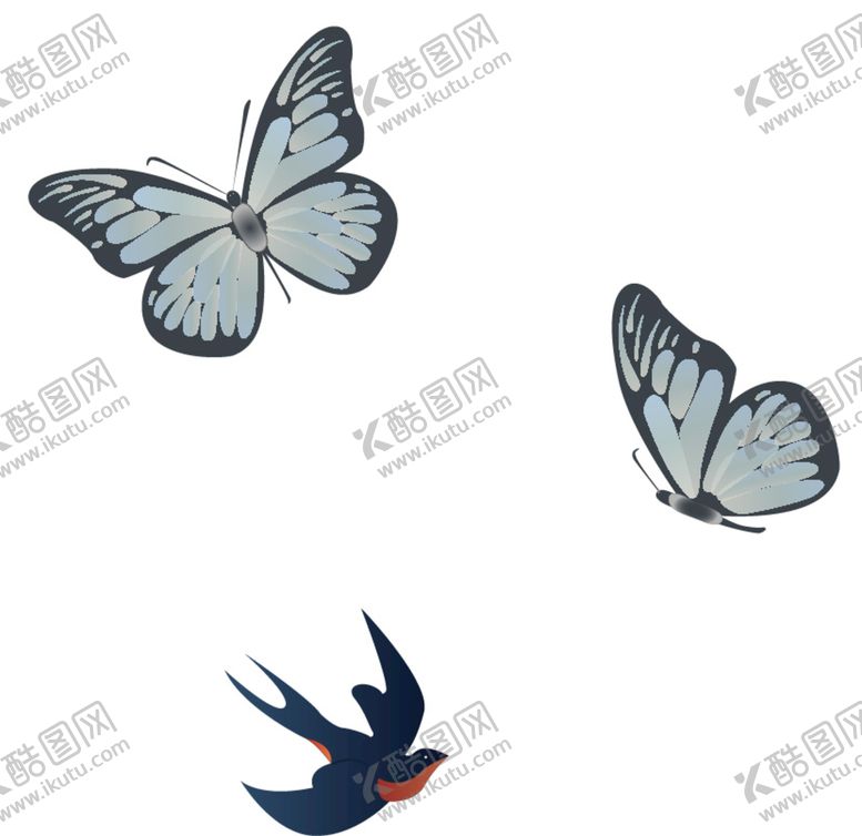 编号：74392810041139431503【酷图网】源文件下载-蝴蝶飞鸟