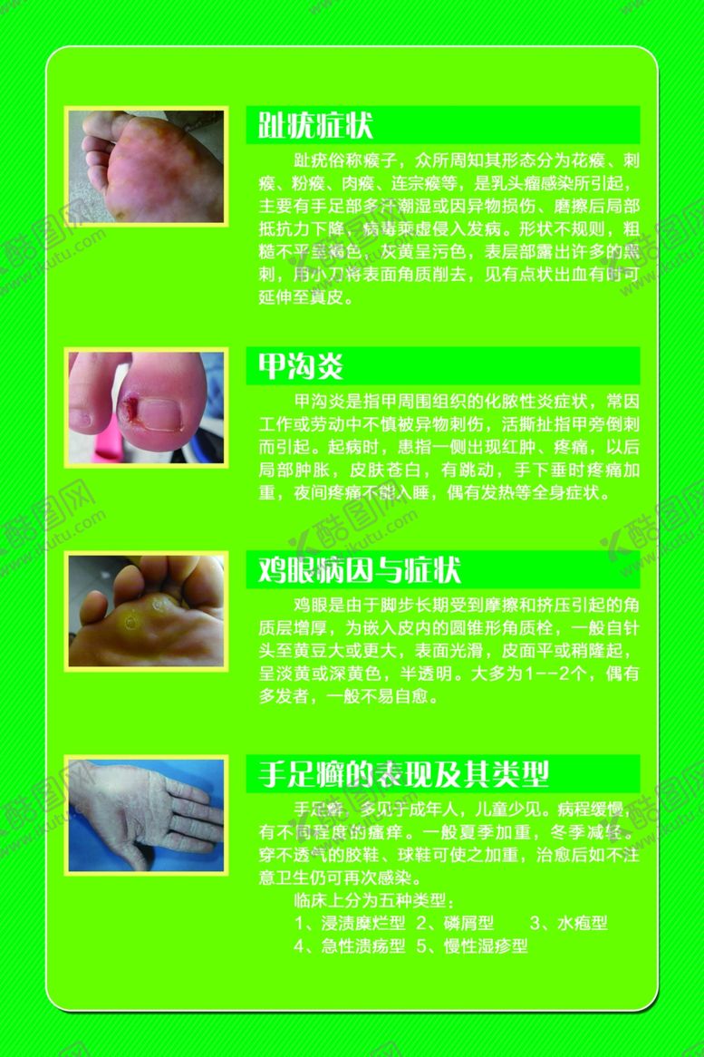 编号：82179710042139054157【酷图网】源文件下载-脚部疾病