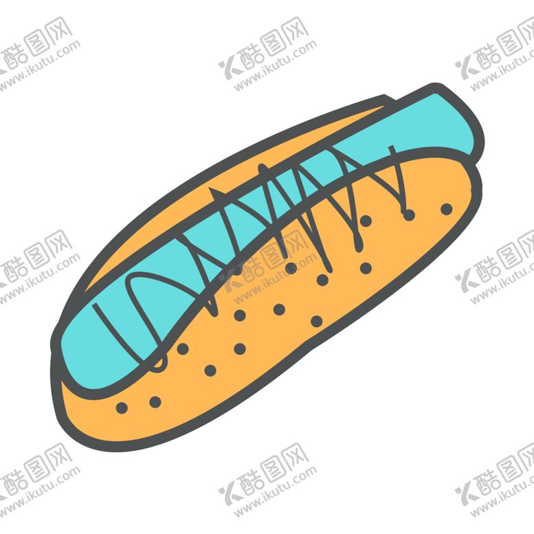 编号：87915706260551111695【酷图网】源文件下载-热狗工具图标图形标志素材