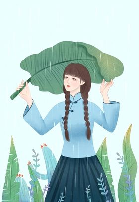 树叶女孩