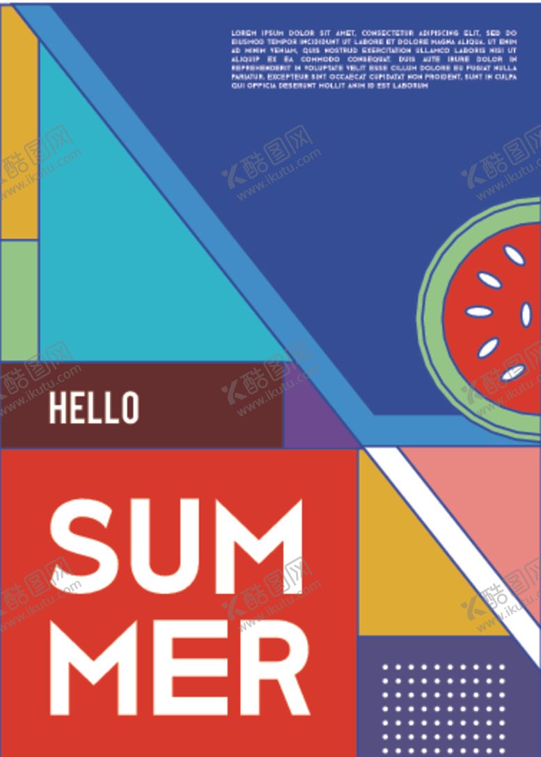 编号：17354507072334284115【酷图网】源文件下载-几何拼接排版设计