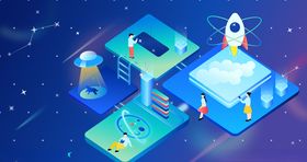 科技数据金融货币互联网AI矢量