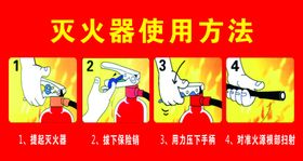 灭火器使用方法