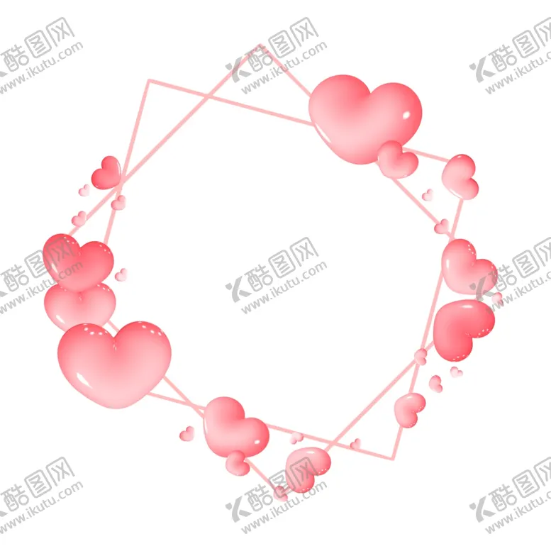 编号：88044102142329423397【酷图网】源文件下载-爱心图形
