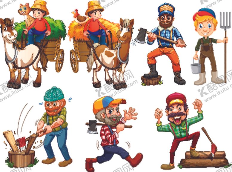 编号：69428909180704296511【酷图网】源文件下载-矢量人物素材