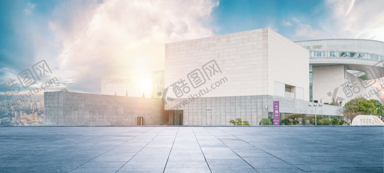 编号：35157707131607177821【酷图网】源文件下载-城市建筑平台天空企业大楼背景