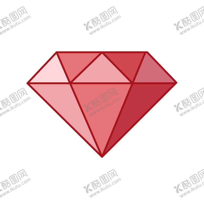 编号：95728409250533233908【酷图网】源文件下载-手绘钻石宝石水晶珠宝免扣素材