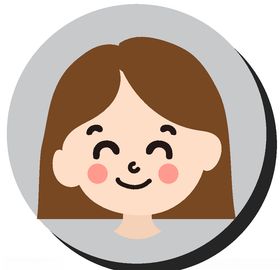 卡通短发女孩