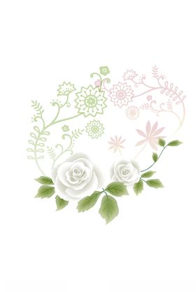 鲜花印花